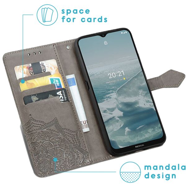 iMoshion Etui de téléphone Mandala Nokia G10 / G20 - Gris