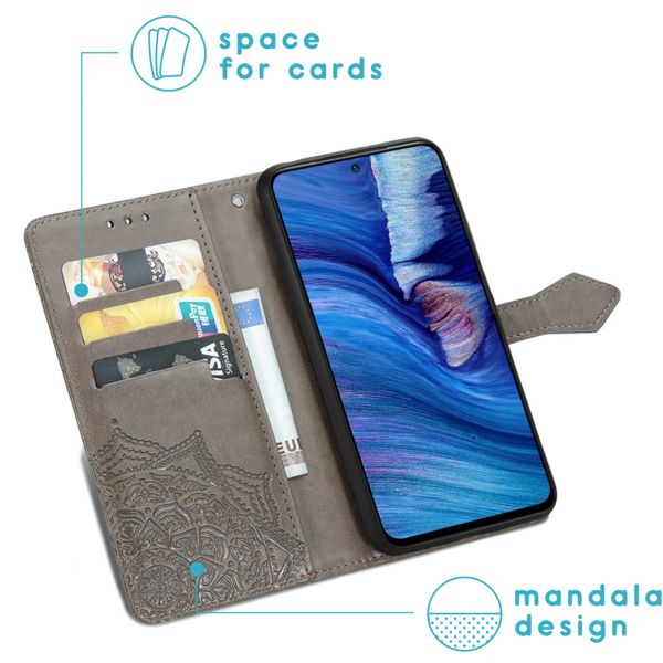 iMoshion Etui de téléphone Mandala Xiaomi Redmi Note 10 (5G) - Gris