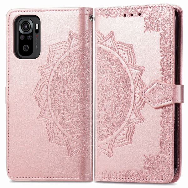 imoshion Etui de téléphone Mandala Xiaomi Redmi Note 10 (4G) / Note 10S - Rose