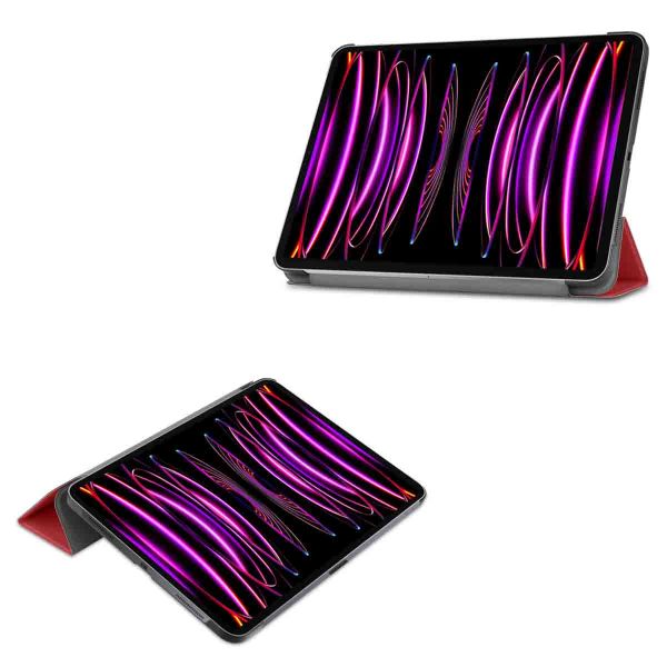 imoshion Coque tablette Trifold iPad Pro 12.9 (2018/2020/2021/2022) - Rouge