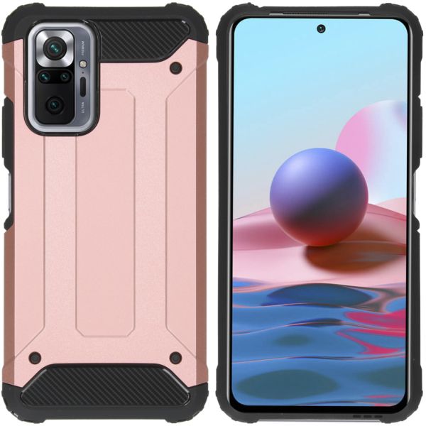 imoshion Coque Rugged Xtreme Xiaomi Redmi Note 10 Pro -Rose Champagne