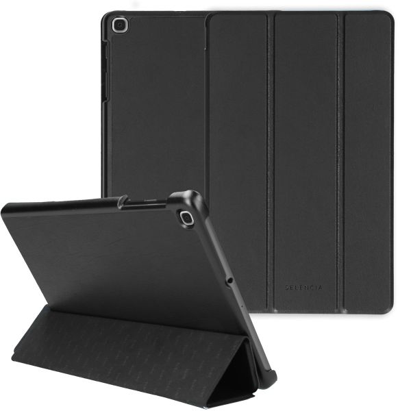 Selencia Coque en cuir vegan Trifold Book Galaxy Tab A 10.1 (2019)