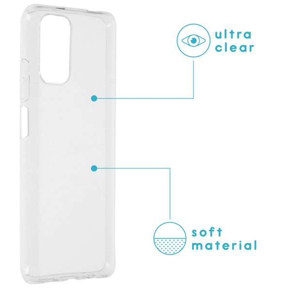 imoshion Coque silicone Xiaomi Redmi Note 10 (4G) / Note 10S - Transparent