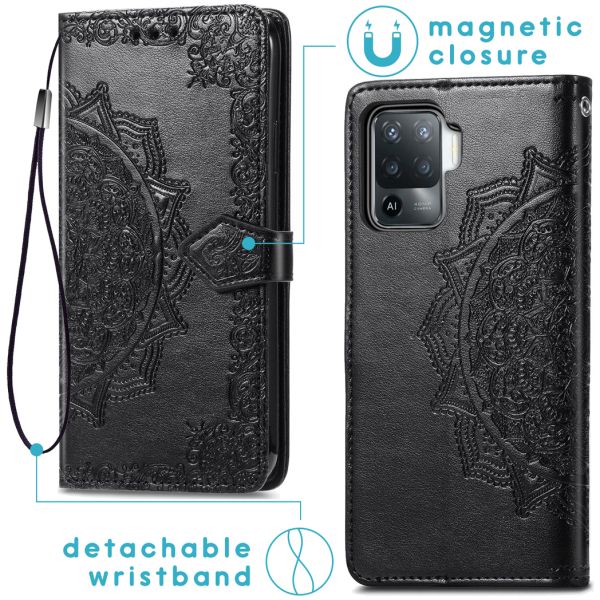 iMoshion Etui de téléphone Mandala Oppo A94 (5G) - Noir