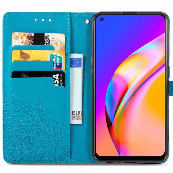 imoshion Etui de téléphone Mandala Oppo A94 (5G) - Turquoise