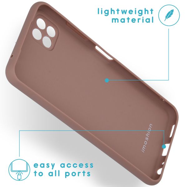 imoshion Coque Couleur Samsung Galaxy A22 (5G) - Taupe