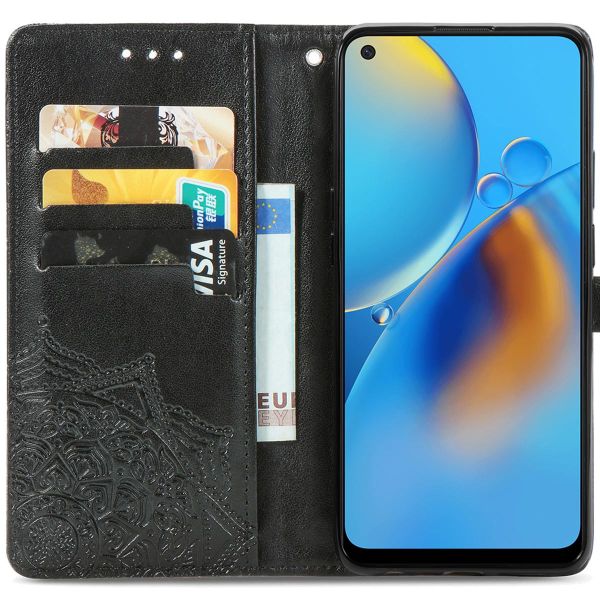 iMoshion Etui de téléphone Mandala Oppo A74 (4G) - Noir