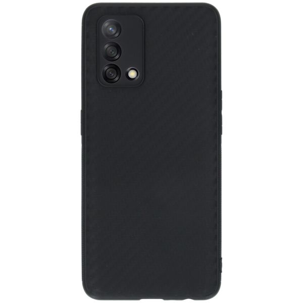 Coque silicone Carbon Oppo A74 (4G) - Noir