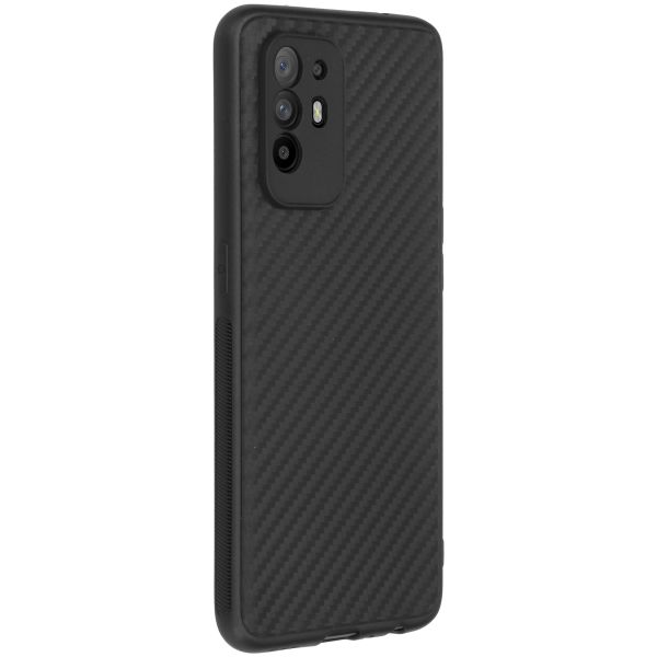 ﻿Coque silicone Carbon Oppo A94 (5G) - Noir