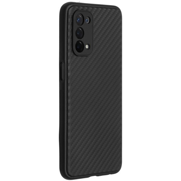 Coque silicone Carbon Oppo A74 (5G) / A54 (5G) - Noir