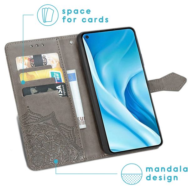 imoshion Etui de téléphone Mandala Xiaomi Mi 11 Lite 5G/Mi 11 Lite 4G