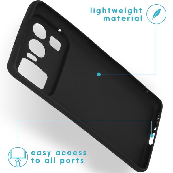 imoshion Coque Couleur Xiaomi Mi 11 Ultra - Noir