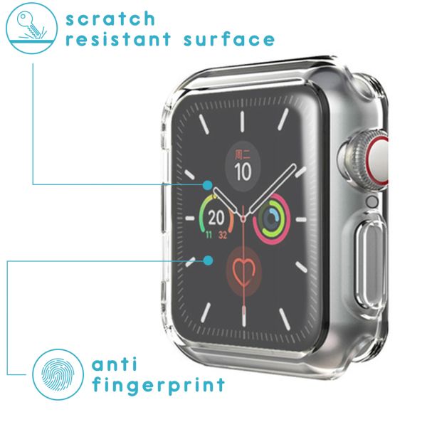 iMoshion Coque souple à couverture complète Apple Watch Series 4 / 5 / 6 / SE - 40 mm - Transparent