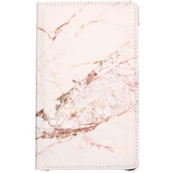 imoshion Coque tablette Design rotatif à 360° Galaxy Tab A7 Lite - White Marble