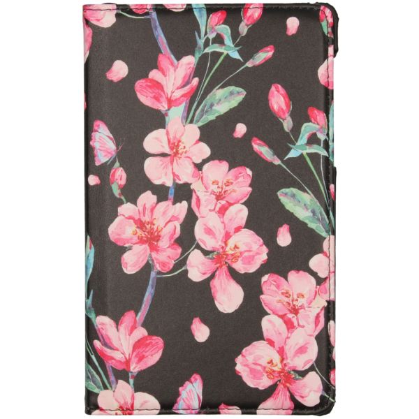 imoshion Coque tablette Design rotatif à 360° Galaxy Tab A7 Lite - Blossom Watercolor Black