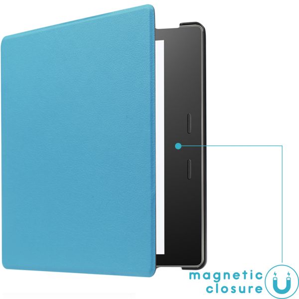 imoshion ﻿Slim Hard Sleepcover Amazon Kindle Oasis 3 - Bleu clair