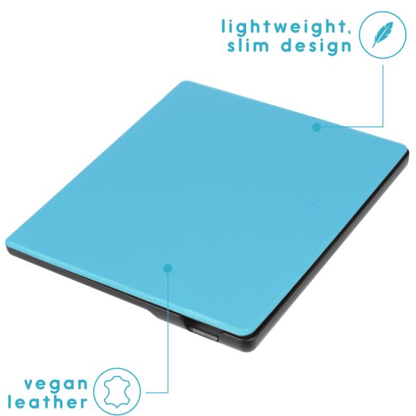 imoshion ﻿Slim Hard Sleepcover Amazon Kindle Oasis 3 - Bleu clair