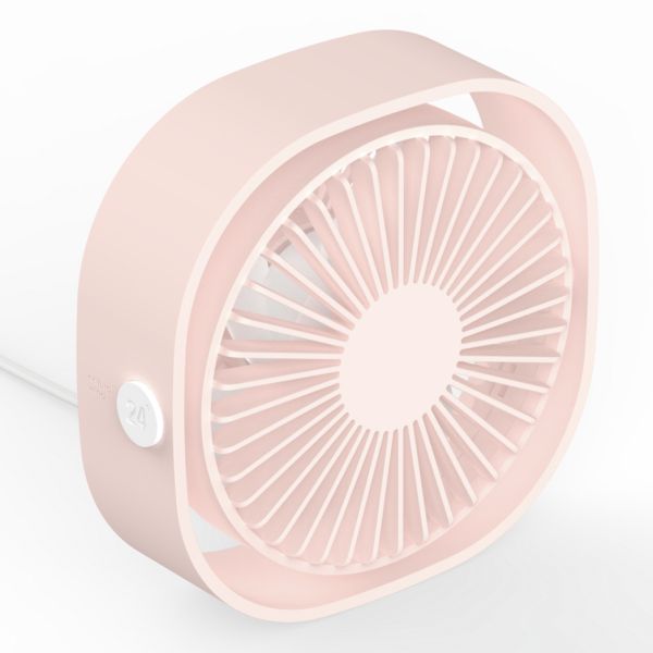 imoshion ﻿Ventilateur de bureau USB - Rose