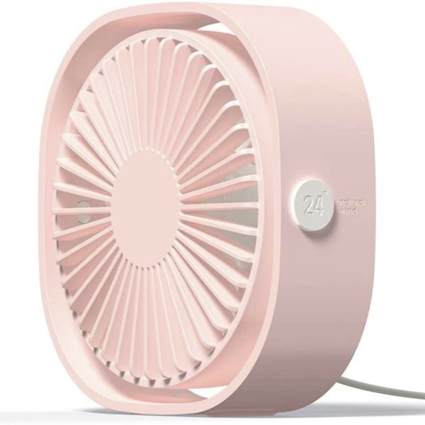 iMoshion ﻿Ventilateur de bureau USB - Rose