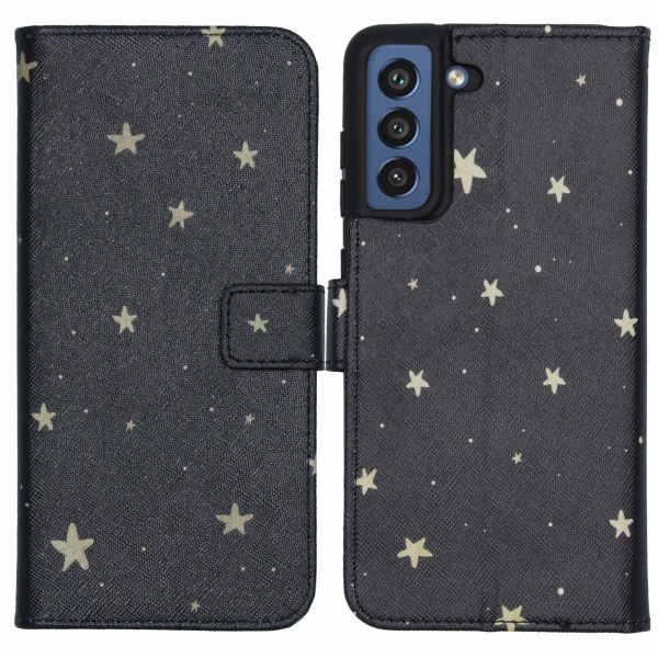 iMoshion Coque silicone design Galaxy S21 FE - Stars Gold