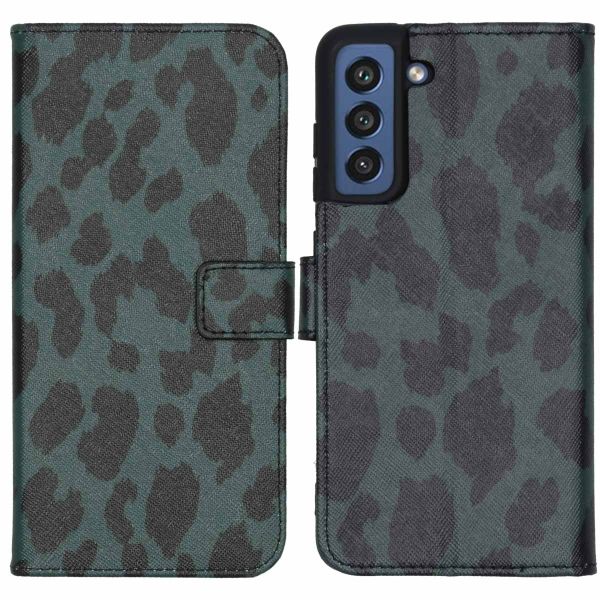 imoshion Coque silicone design Galaxy S21 FE - Green Leopard