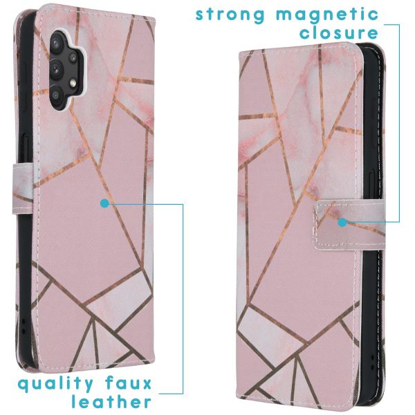 imoshion Coque silicone design Samsung Galaxy A32 (5G) - Pink Graphic