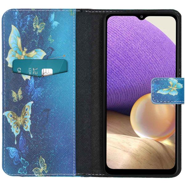 imoshion Coque silicone design Samsung Galaxy A32 (5G) - Blue Butterfly