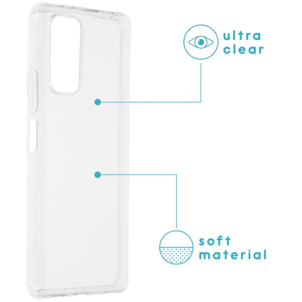 imoshion Coque silicone Xiaomi Redmi Note 10 Pro- Transparent