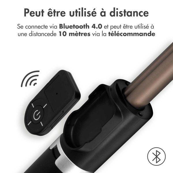 imoshion Perche à selfie Bluetooth 3 en 1 + Trépied + Fill Light