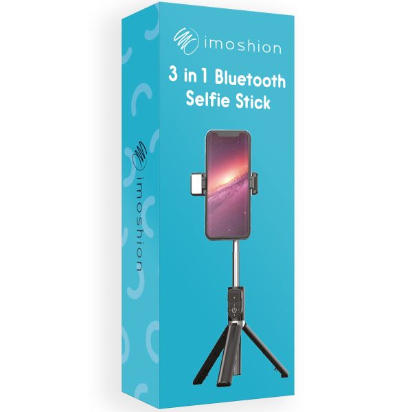 imoshion Perche à selfie Bluetooth 3 en 1 + Trépied + Fill Light