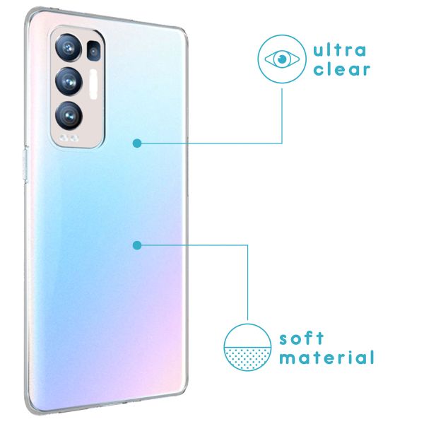 imoshion Coque silicone Oppo Find X3 Neo - Transparent