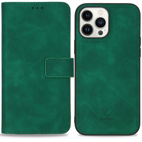 imoshion Etui de téléphone de type portefeuille 2-en-1 iPhone 13 Pro Max - Vert foncé