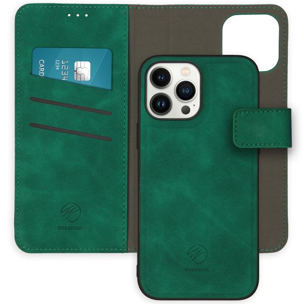 imoshion Etui de téléphone de type portefeuille 2-en-1 iPhone 13 Pro Max - Vert foncé