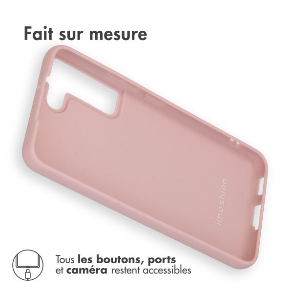 imoshion Coque Couleur Samsung Galaxy S22 - Dusty Pink