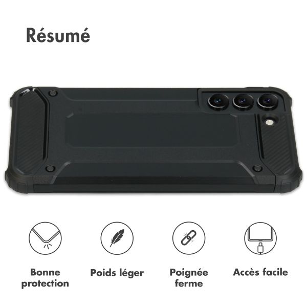 iMoshion Coque Rugged Xtreme Samsung Galaxy S22 Plus - Noir