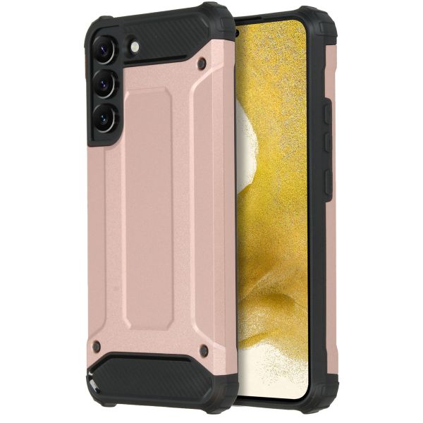 iMoshion Coque Rugged Xtreme Samsung Galaxy S22 Plus - Rose Dorée