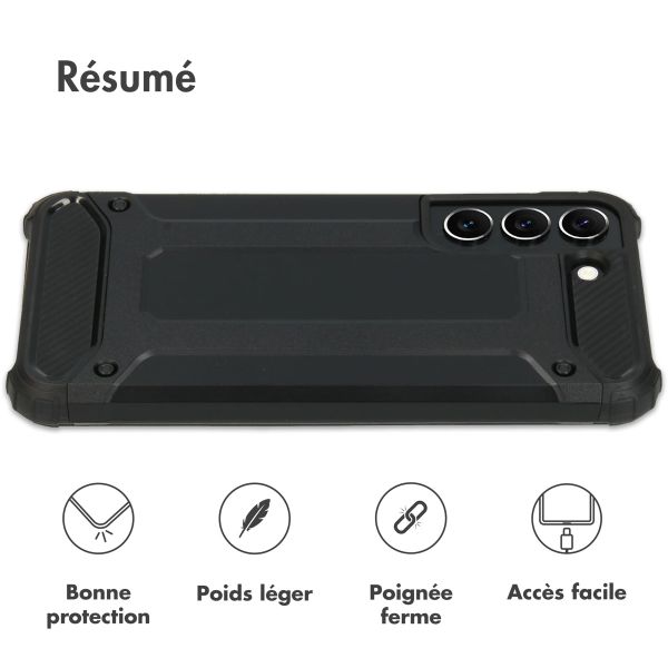 imoshion Coque Rugged Xtreme Samsung Galaxy S22 - Noir