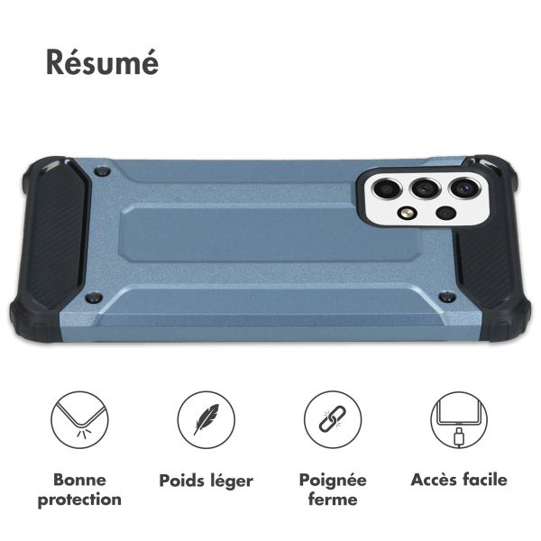 imoshion Coque Rugged Xtreme Samsung Galaxy A53 - Bleu