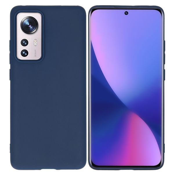 imoshion Coque Couleur Xiaomi 12 / 12X - Bleu foncé