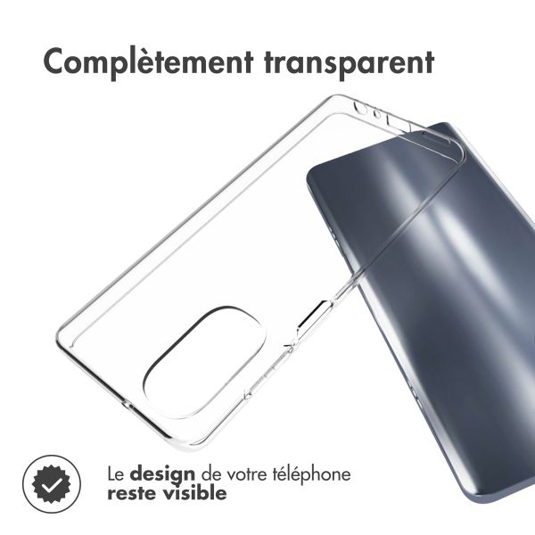 Accezz Coque Clear Motorola Moto G62 - Transparent