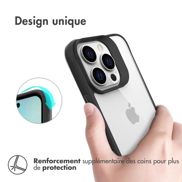 iMoshion Coque Rugged Hybrid iPhone 14 Pro Max - Noir / Transparent
