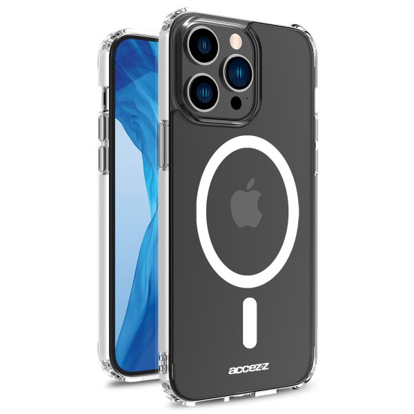 Accezz Coque Clear avec MagSafe iPhone 14 Pro - Transparent