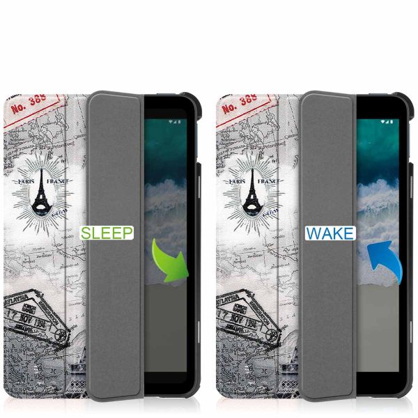 iMoshion Coque tablette Trifold Nokia T10 - Paris