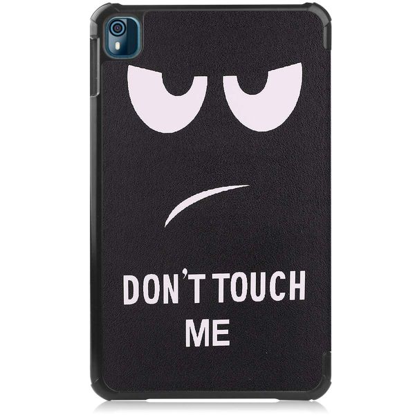 imoshion Coque tablette Trifold Nokia T10 - Don't touch