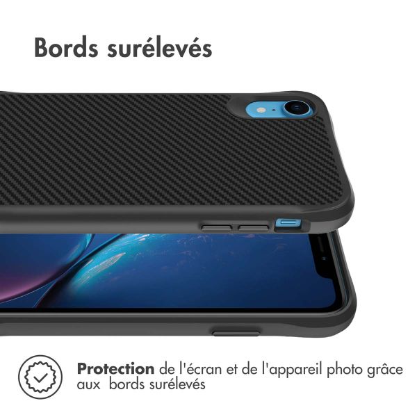 imoshion Rugged Hybrid Carbon Case iPhone Xr - Black