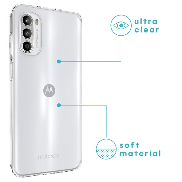 imoshion Coque silicone Motorola Moto G52 / G82 - Transparent