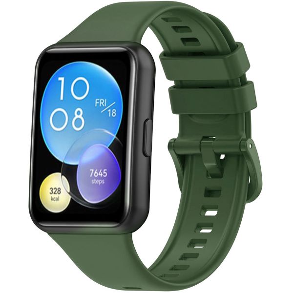 iMoshion Bracelet en silicone Huawei Watch Fit 2 - Vert foncé