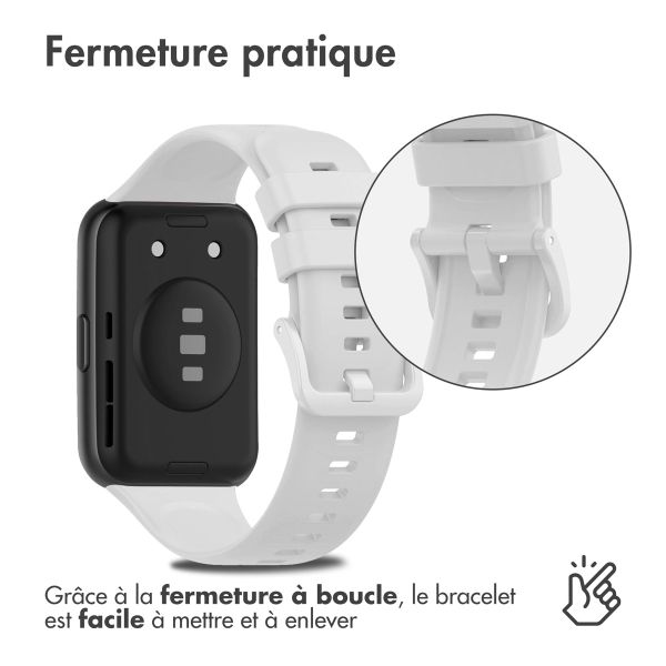 imoshion Bracelet en silicone Huawei Watch Fit 2 - Blanc