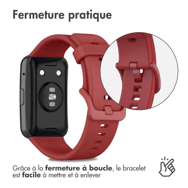 imoshion Bracelet en silicone Huawei Watch Fit - Rouge