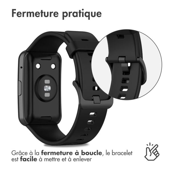 iMoshion Bracelet en silicone Huawei Watch Fit - Noir